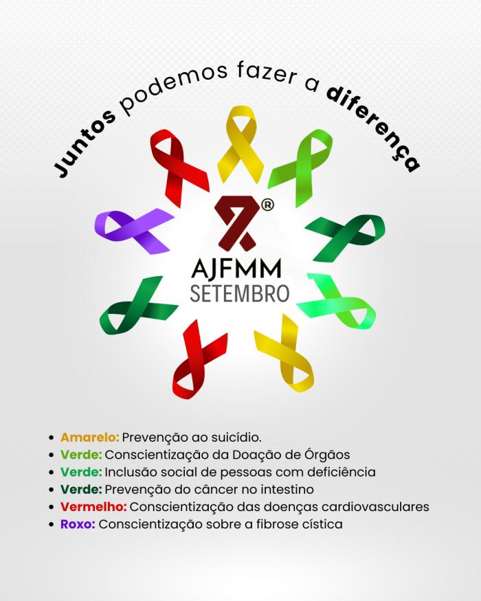 Setembro Multicolorido: juntos podemos fazer a diferença