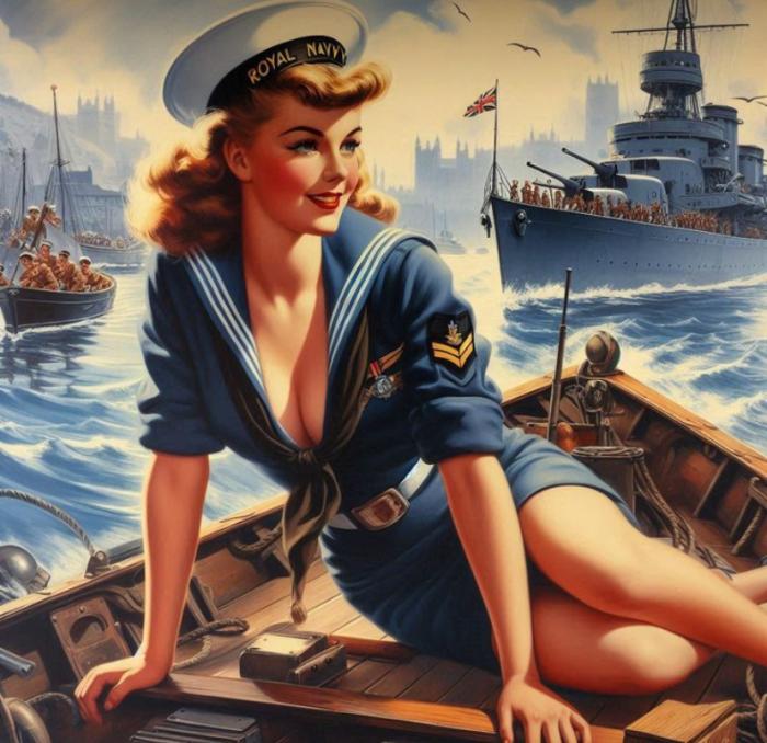 A Ousadia Feminina Representada no Estilo Pin- up Navy