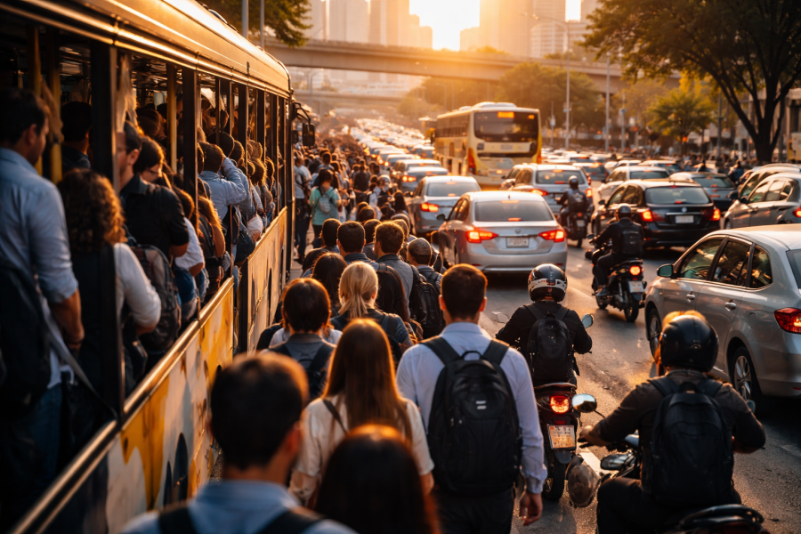 Mobilidade urbana: o custo invisível que trava o Brasil e como a inovação pode virar o jogo