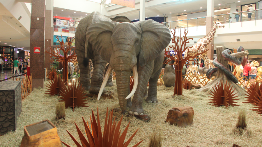 Smart Zoo transforma passeio no shopping em uma experiência educativa e imersiva para crianças e escolas