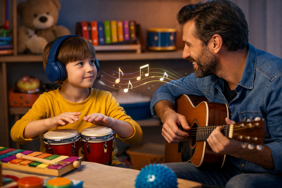 Musicoterapia e autismo: quando a música se transforma em ponte para o desenvolvimento