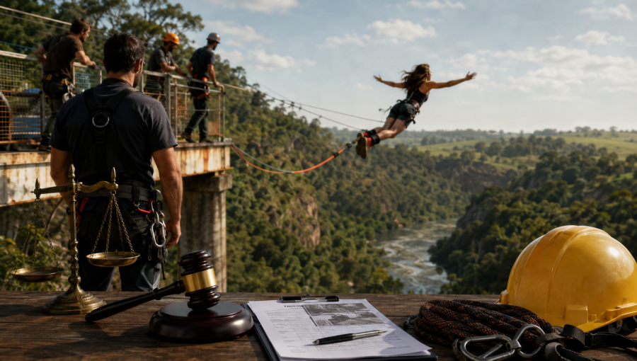Rope jump, fiscalização e responsabilidade penal