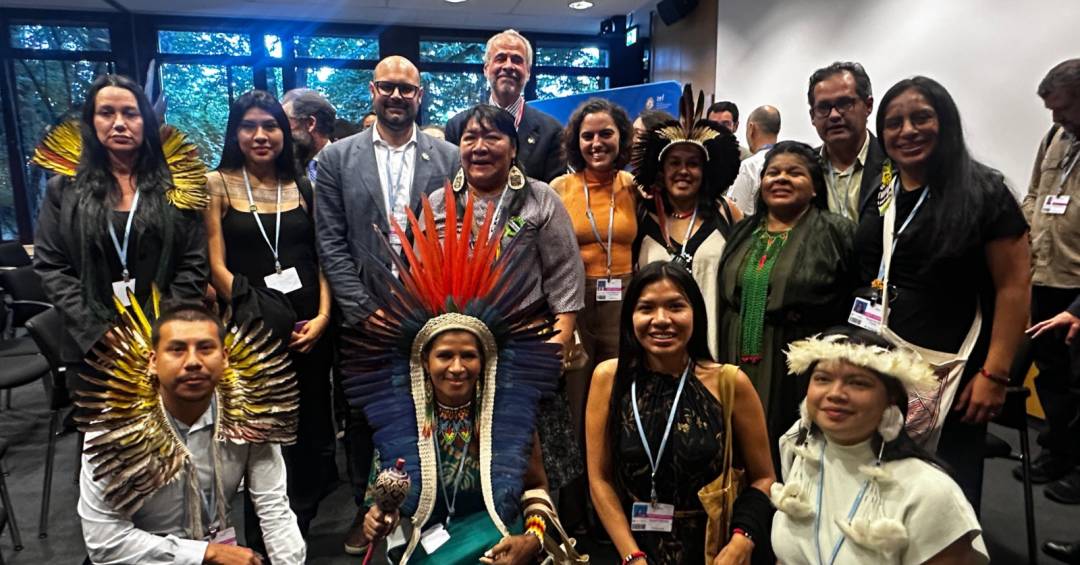 Indígenas participam de evento preparatório da COP30 na Alemanha