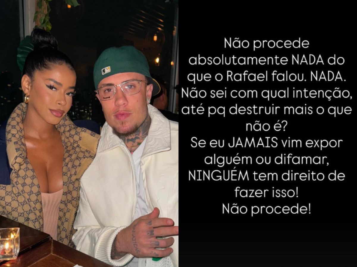 Lorena Maria se pronuncia após declaração de suposto amigo sobre fim de relacionamento com MC Daniel