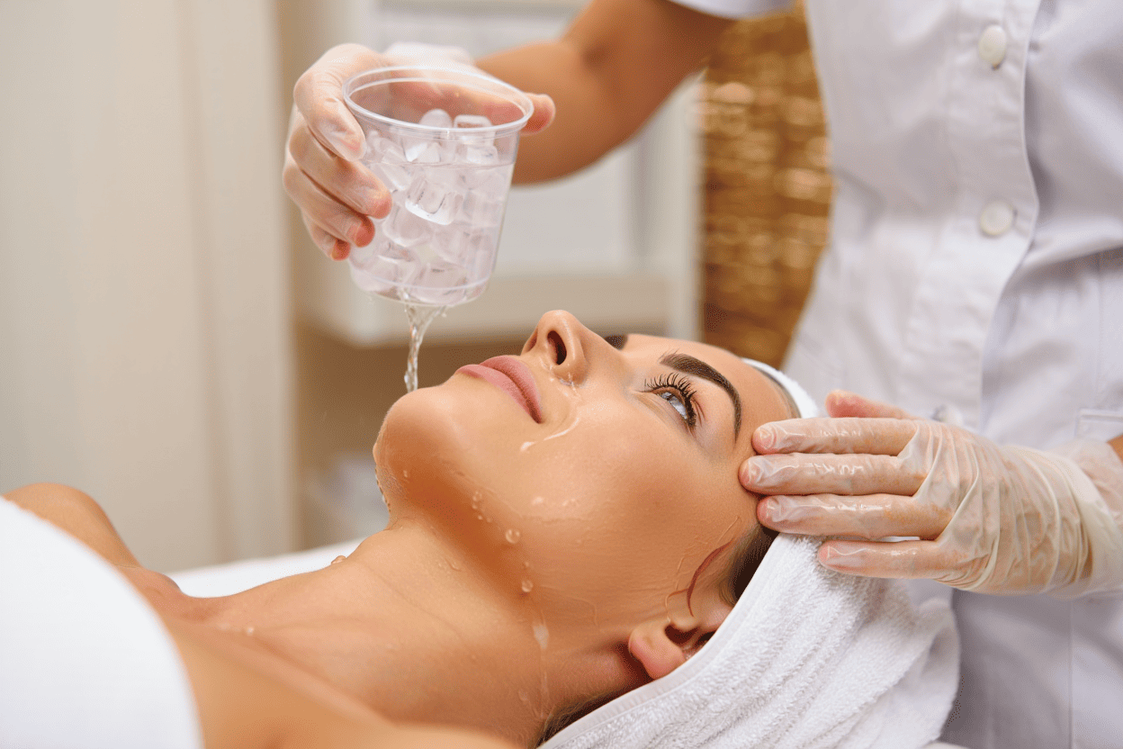 Tratamento Facial com Água Gelada: Benefícios, Riscos e Como Fazer o Ice Water Facial