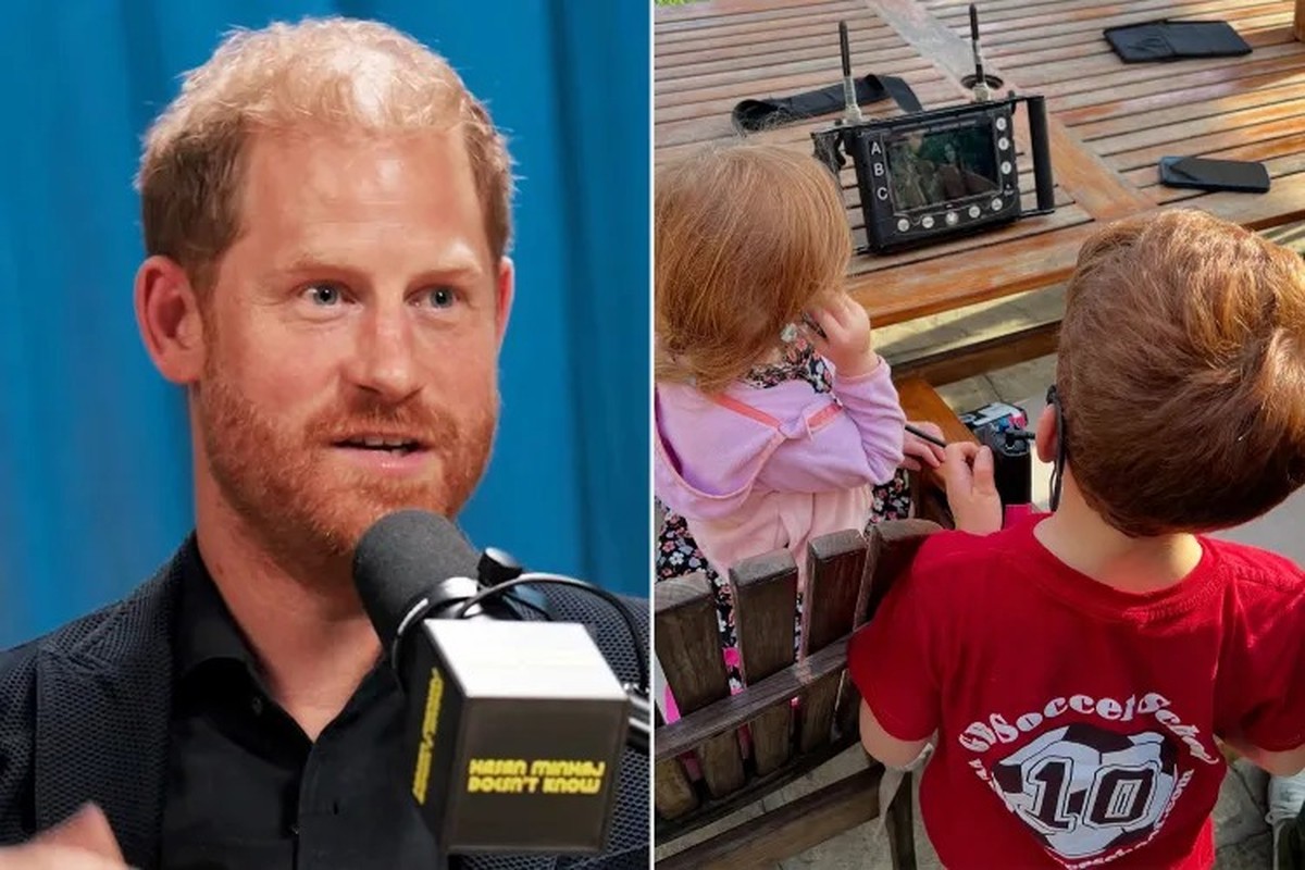 Archie e Lilibet "invadem" reuniões virtuais do pai, Príncipe Harry
