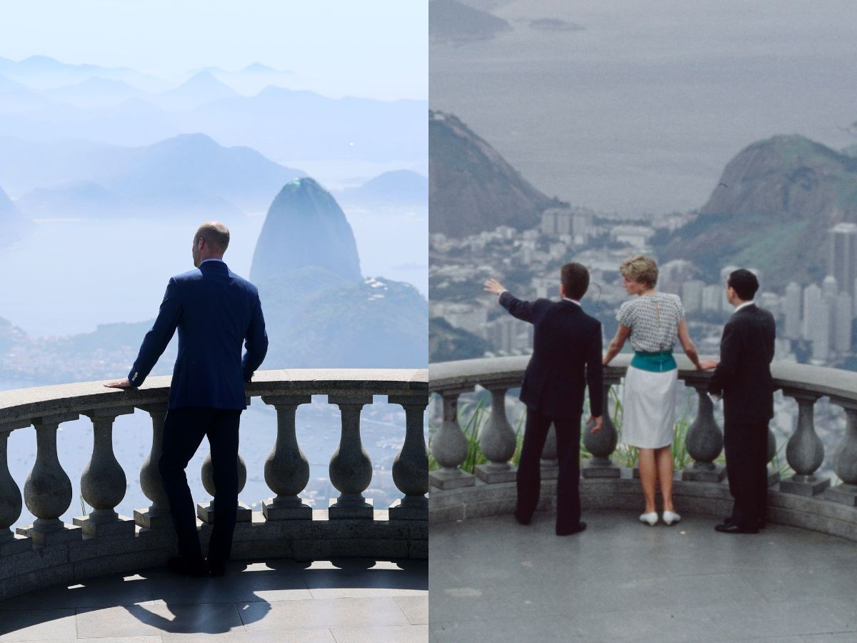 Príncipe William segue os passos da mãe, a Princesa Diana, em visita ao Rio de Janeiro