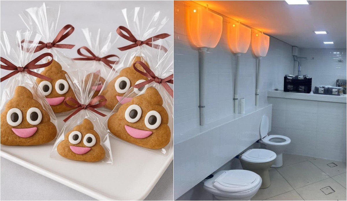 Cafeteria em SP serve comida em formato de cocô e usa vasos sanitários como assento; conheça