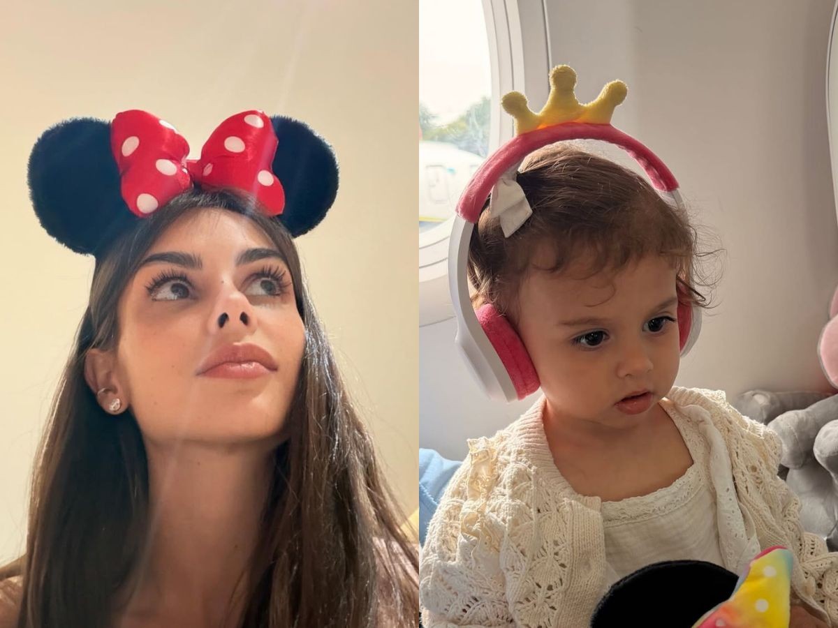 Amanda Kimberlly exibe momento fofo de Helena, sua filha com Neymar, durante voo