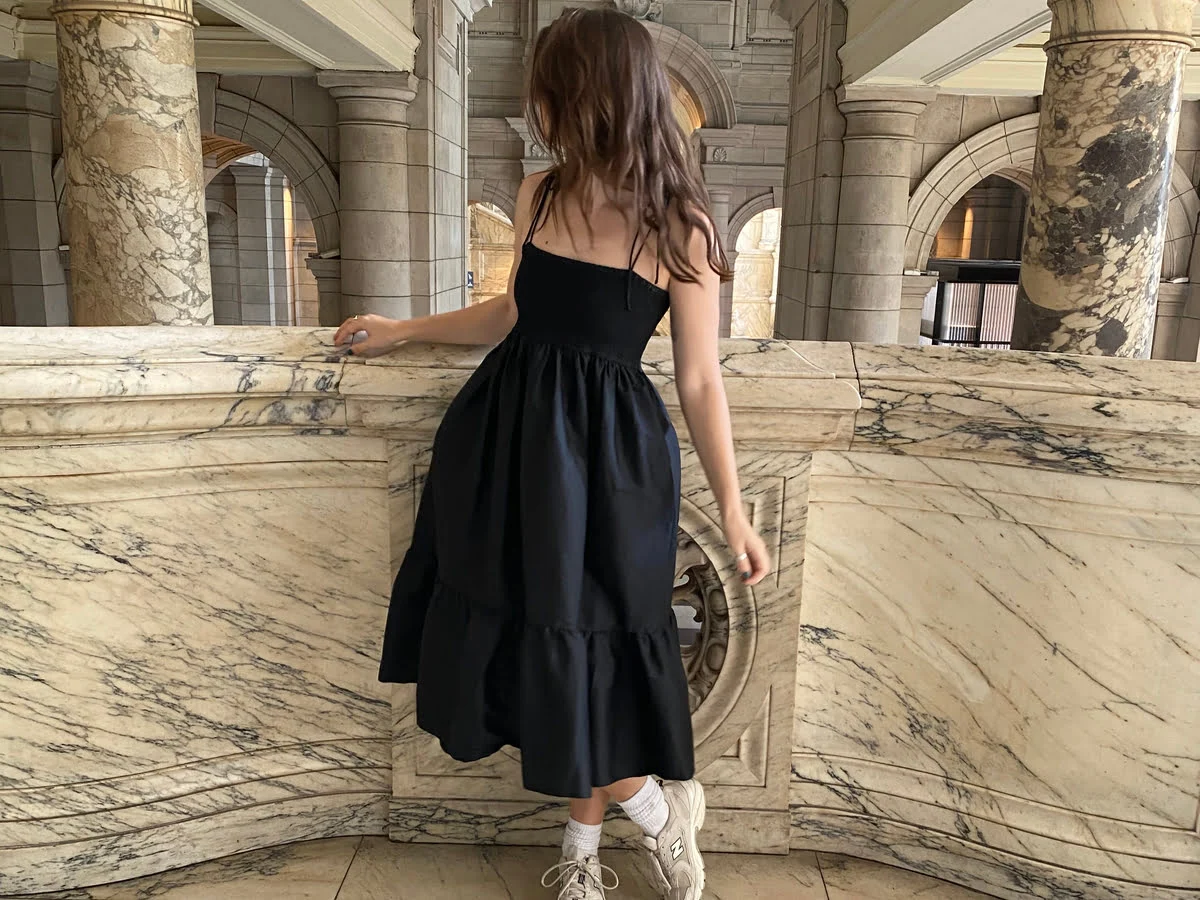 Guia do vestido midi