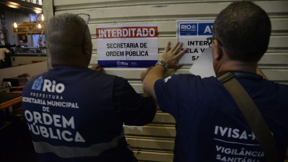 Restaurante e bares são interditados no Rio por más condições sanitárias