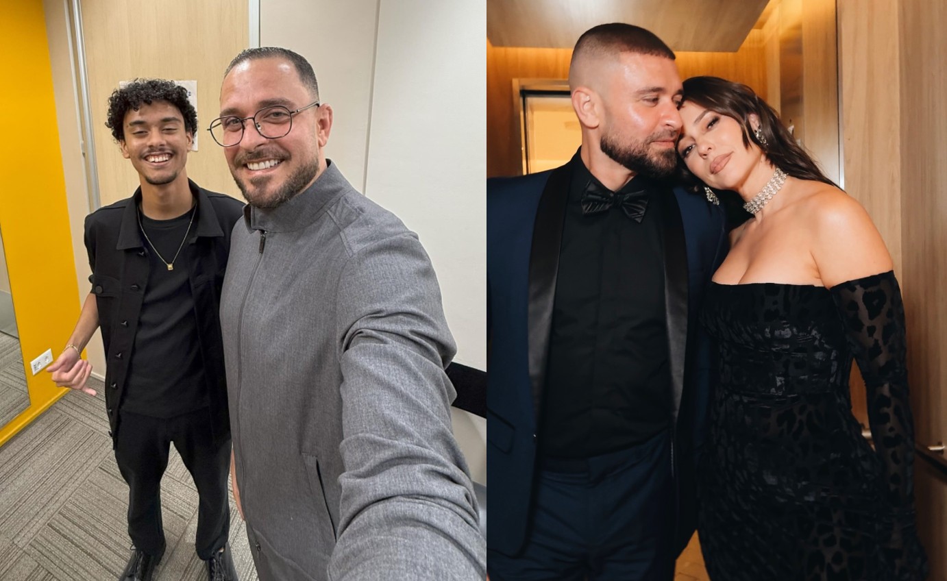 Filho de Diogo Nogueira mostra apoio após anúncio de separação do cantor e Paolla Oliveira